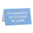 Say What Schreibtischschild groß