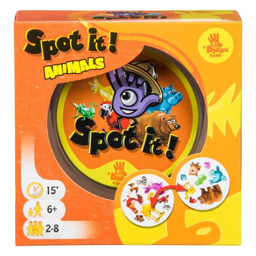 Spot It! Animals Educational Game