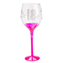 Narozeniny čisté sklenice na víno