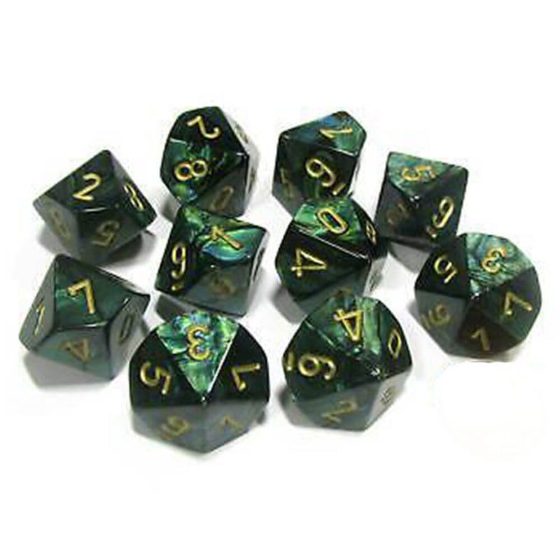 Chessex D10 Polyhedral 10-Matrizen-Satz