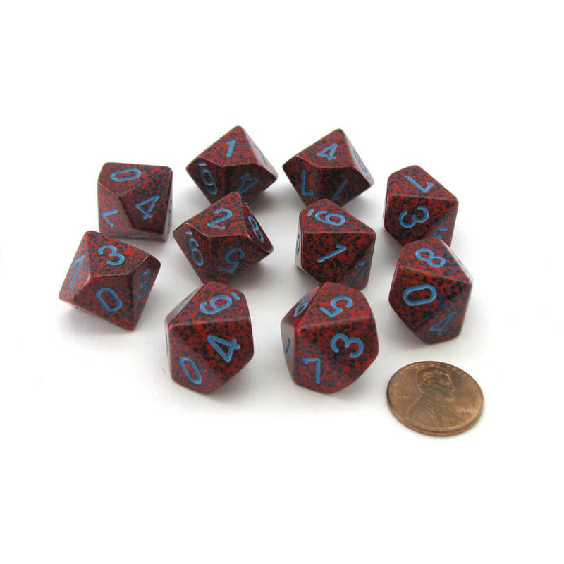 Chessex D10 Polyhedrální 10-die skvrna