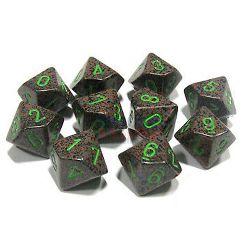 Chessex D10 Polyhedrální 10-die skvrna