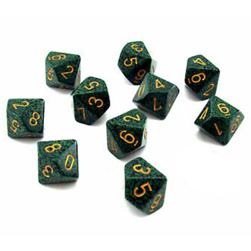 Chessex D10 Polyhedrální 10-die skvrna