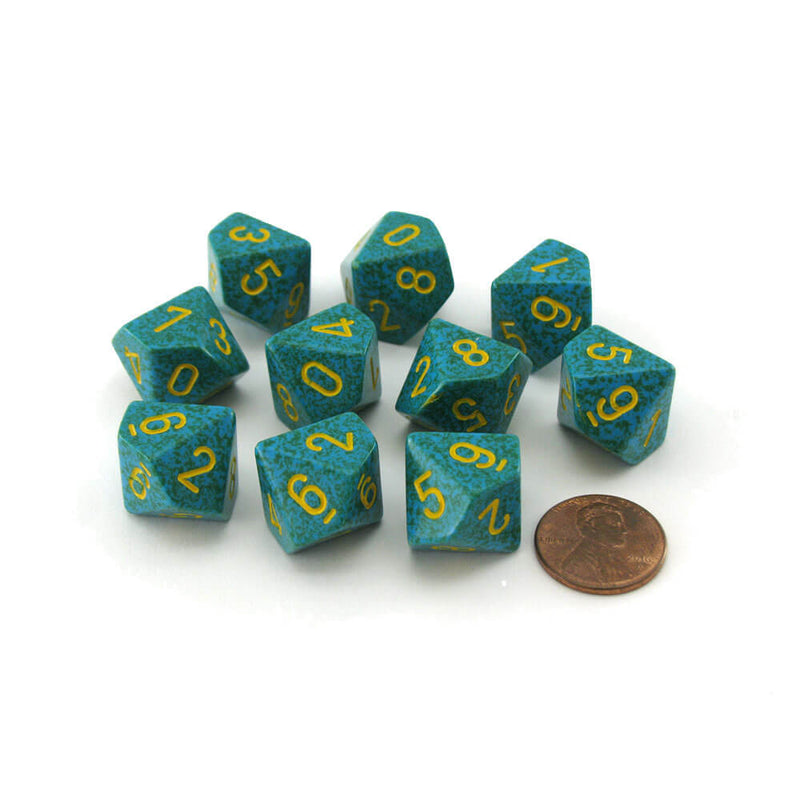 Chessex D10 Polyhedrální 10-die skvrna