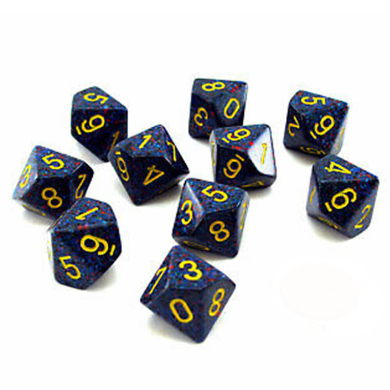 Chessex D10 Polyhedrální 10-die skvrna