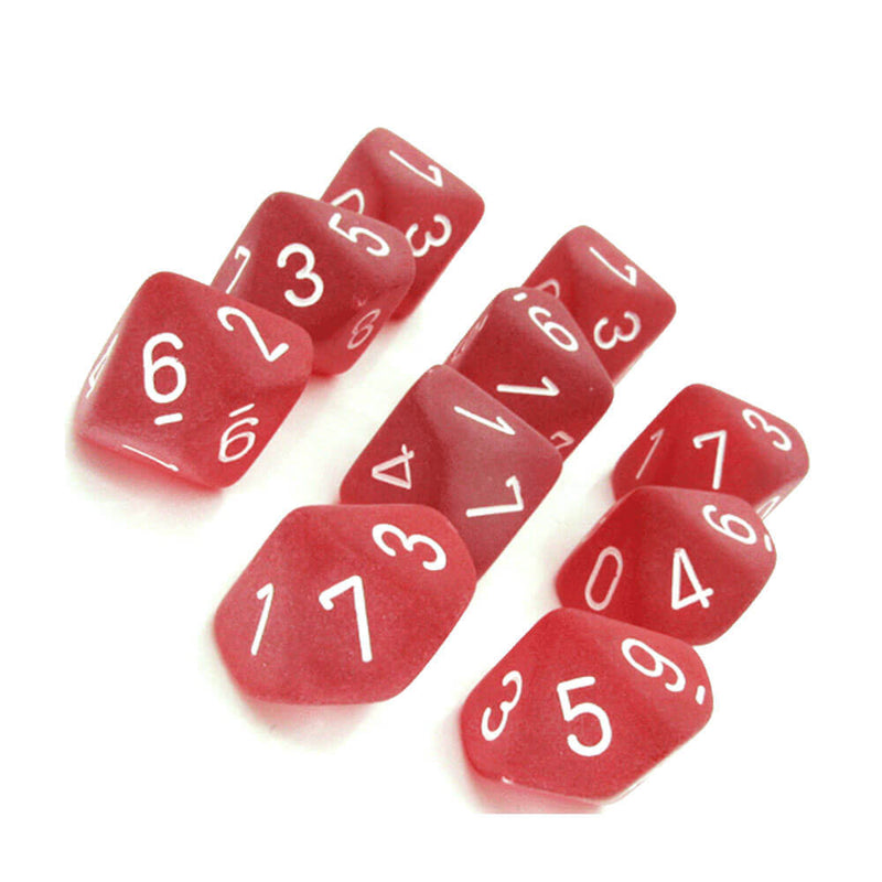 Chessex D10 Polyhedrální 10-die smrcí sada