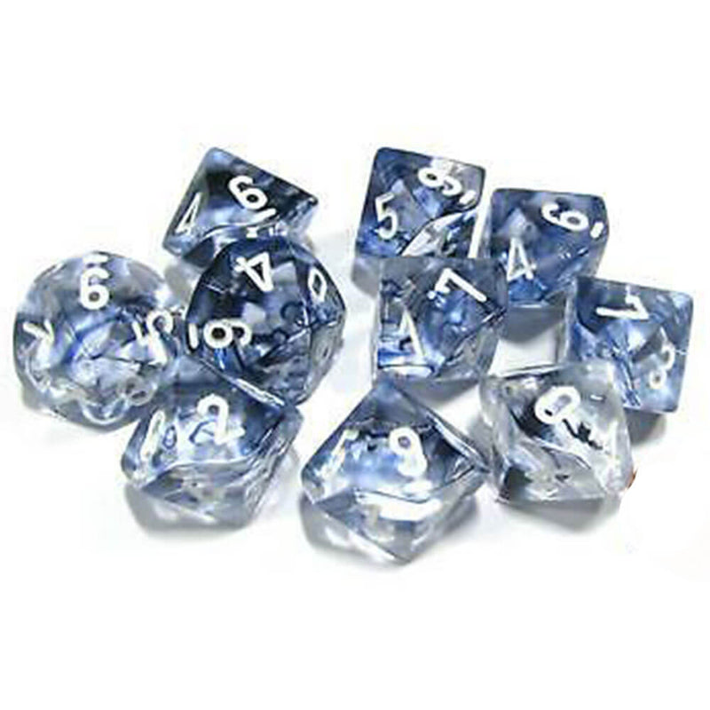 Sada mlhoviny polyhedrální 10-die Chessex D10