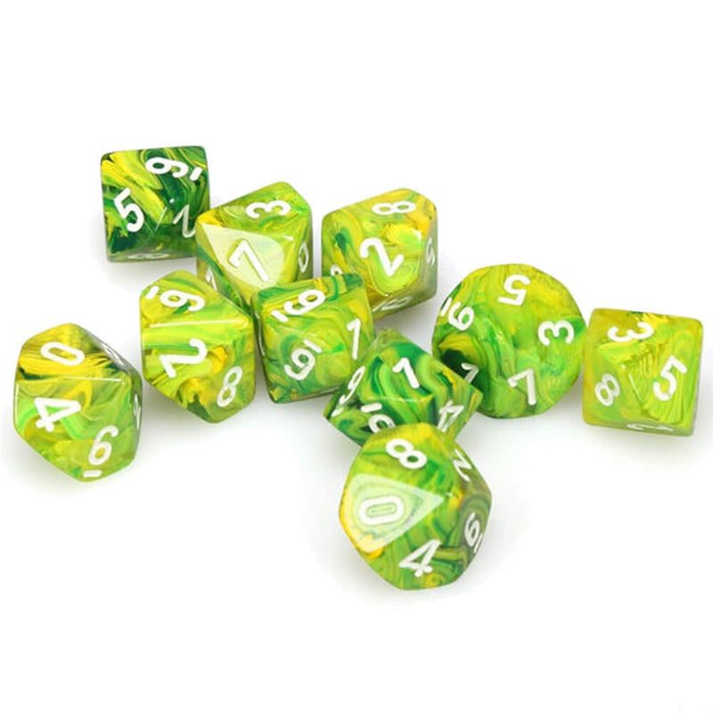 Vortexová sada Chessex D10 Polyhedrální 10-die