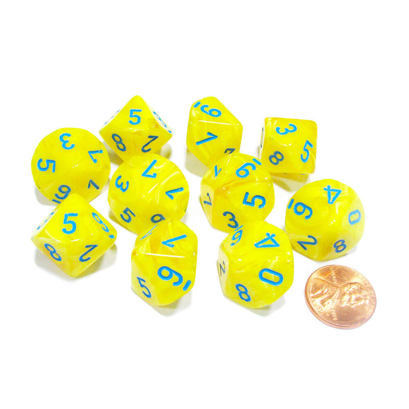 Vortexová sada Chessex D10 Polyhedrální 10-die