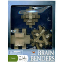 Cardinal Classic Brain Benders 3D Wood Puzzles