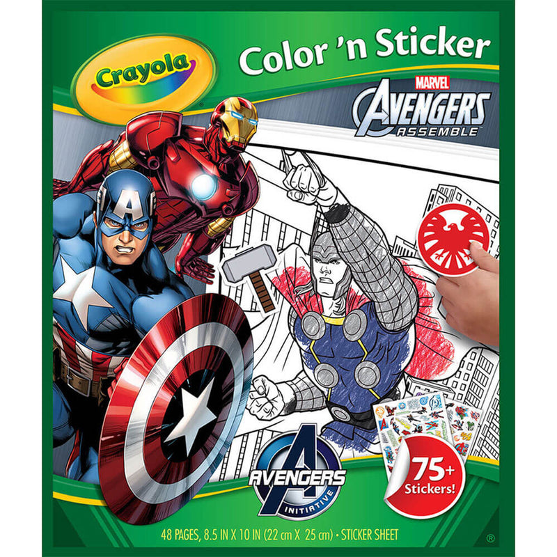 Crayola Farb- und Stickerbuch