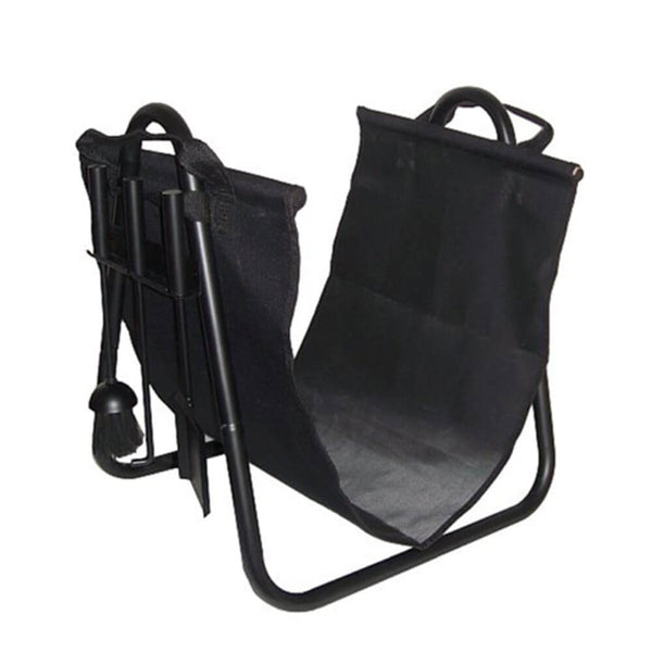 FireUp Fireplace Kindling Woodsling/Cradle Set (Blk 50cm H)