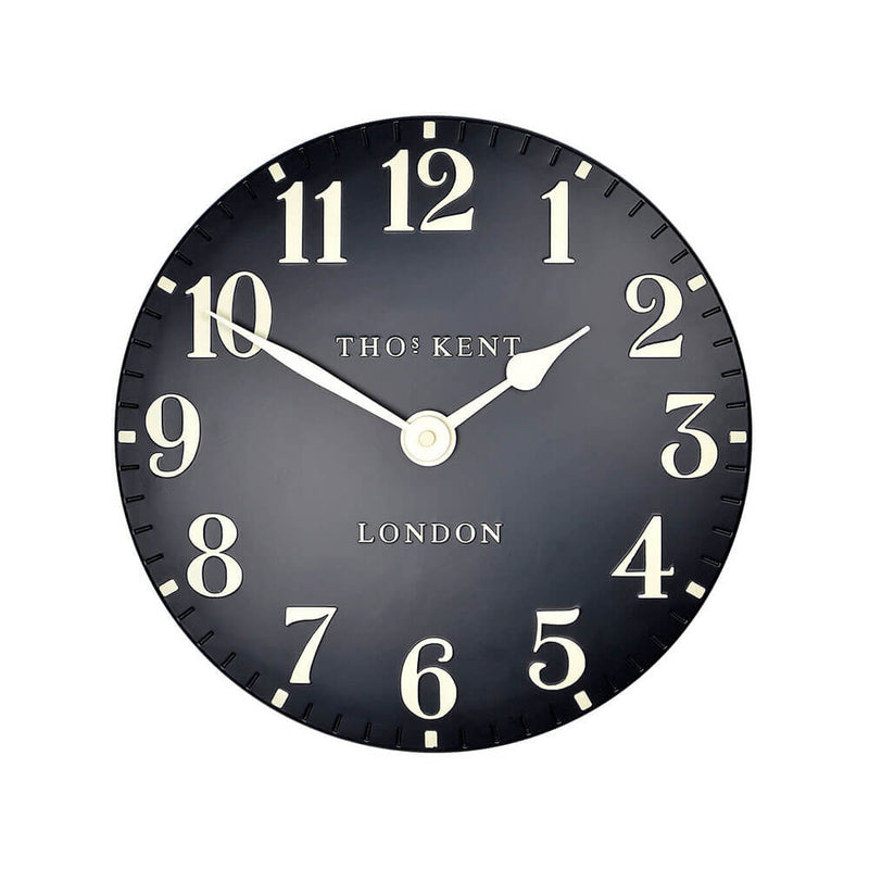 Thomas Kent Arabic Wall Clock s 3D číslicemi 30 cm