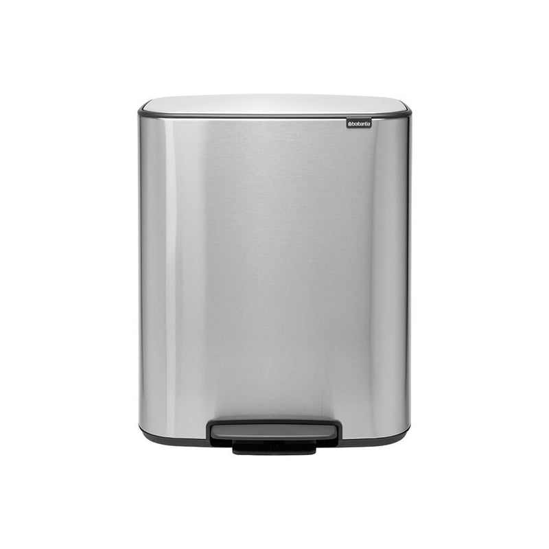 Brabantia BO Treteimer mit 2 Fächern, 30 l