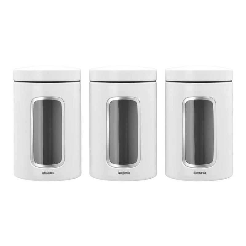 Brabantia Window Canister White 1,4L