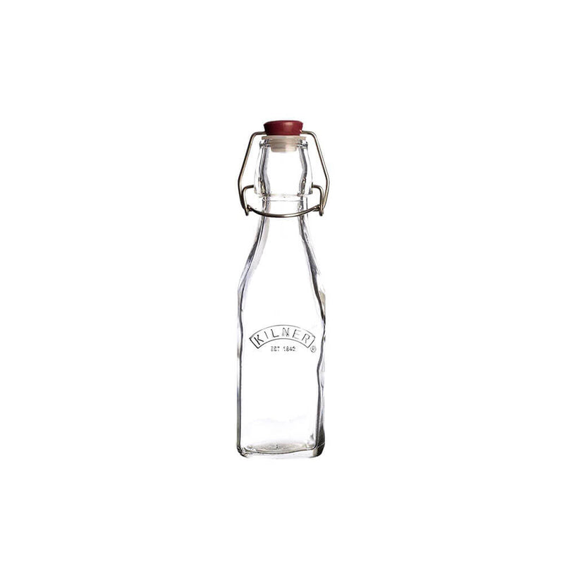  Kilner quadratische Glasflasche mit Clipverschluss