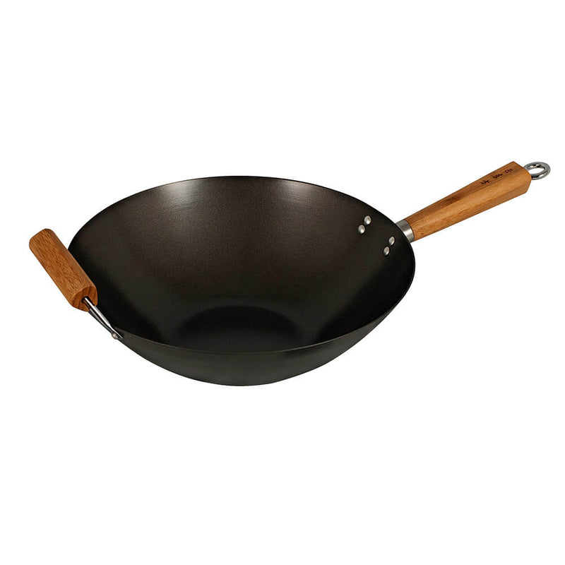 Avanti nepřilnavý wok s rukojetí uhlíkového bambusu