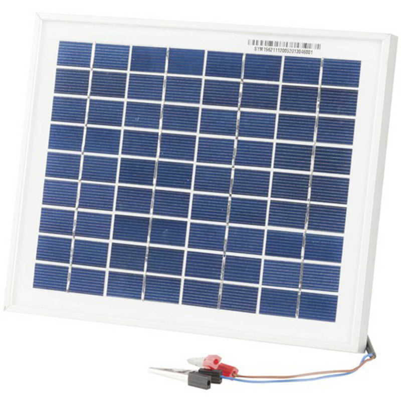 12 V monokrystalický solární panel s klipy/olovem
