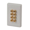 Terminály vázání banánů na nástěnné desce