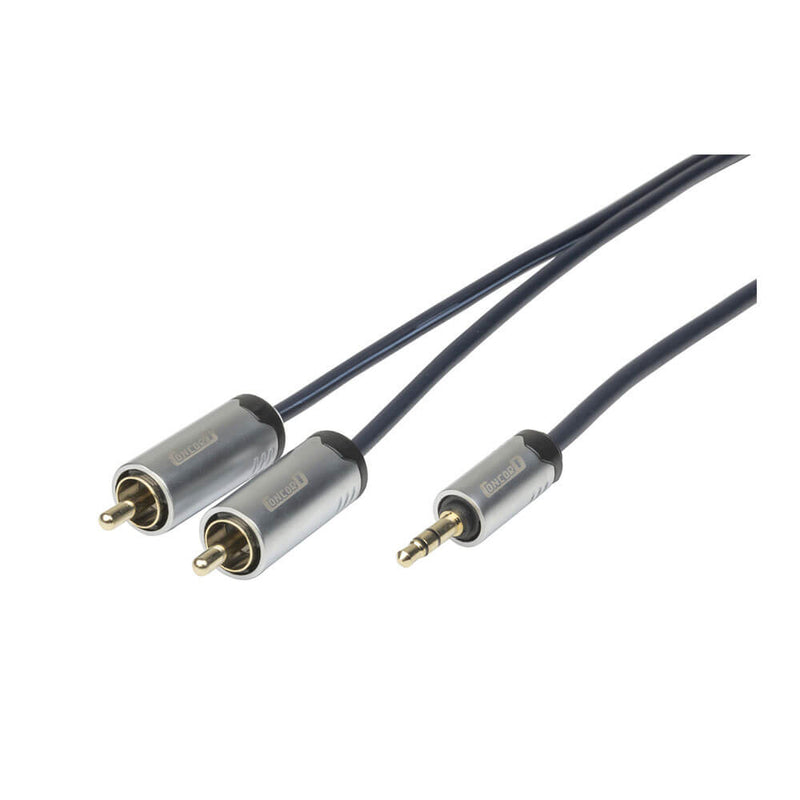 Concord 3,5 mm stereo zástrčka na 2 zástrčky RCA