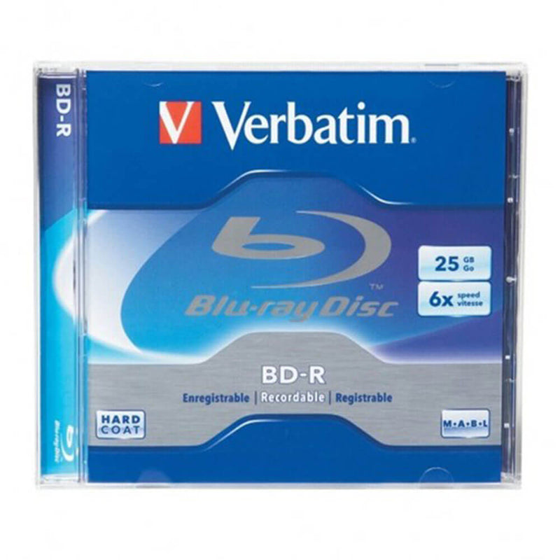 Verbatim Blu-ray disk s případem (25 GB)