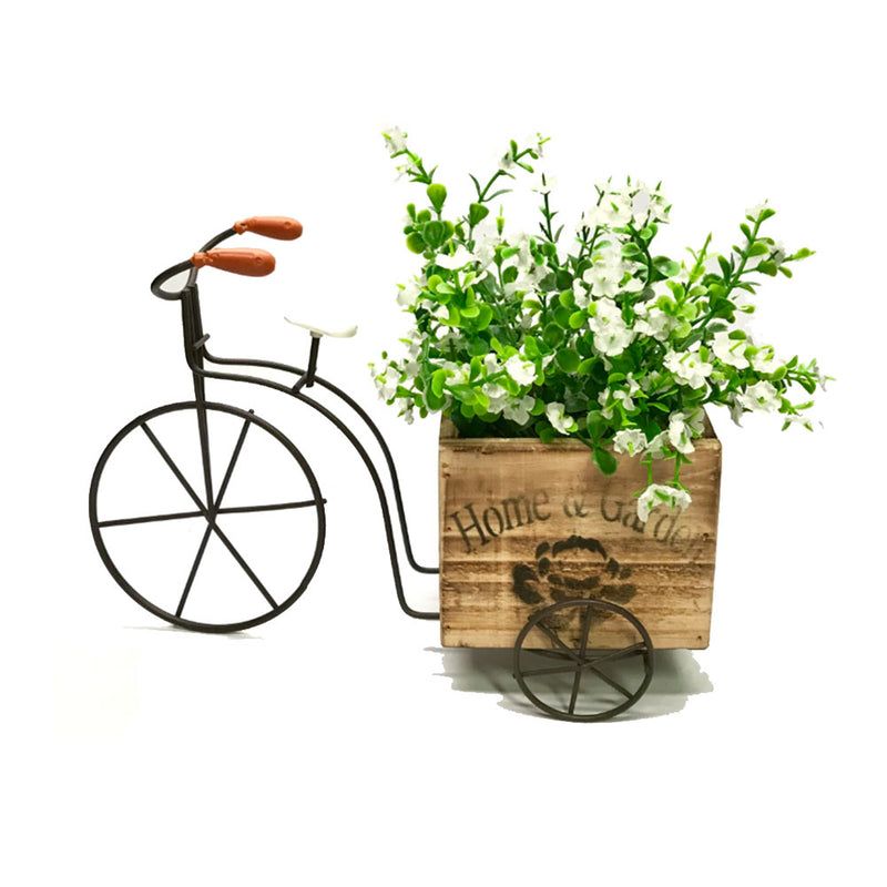 Home & Garden 3-Wheeled Bicycle w/ Flower Box Décor