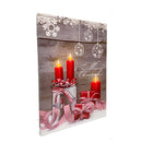 LED Lighted Art Christmas Canvas malba