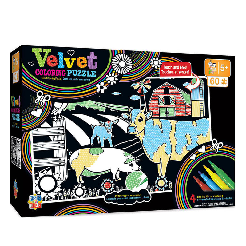 MP Kids Velvet Malpuzzle (60 Teile)