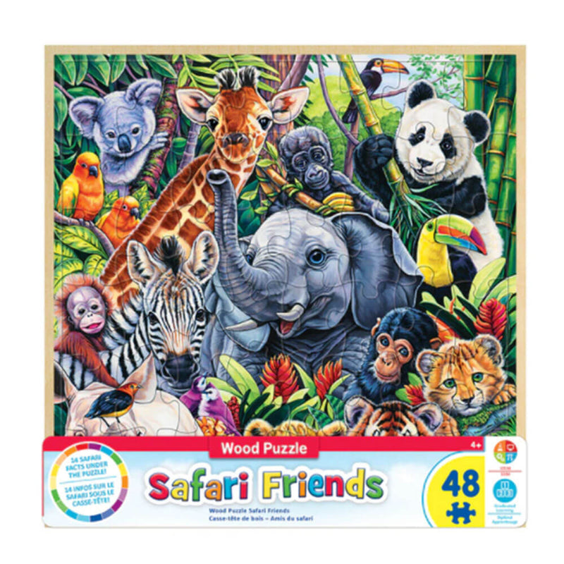 MP Wood Fun Facts Puzzle (48 Teile)