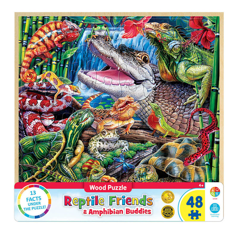 MP Wood Fun Facts Puzzle (48 ks)