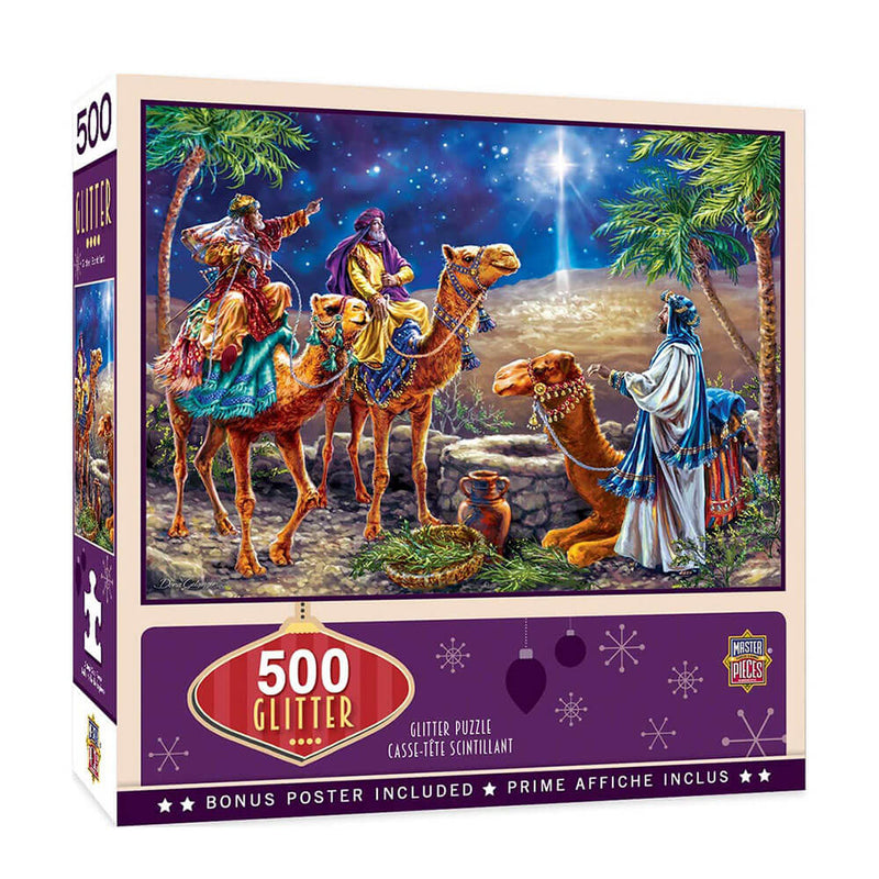 MP Holiday Glitter Puzzle (500 Teile)