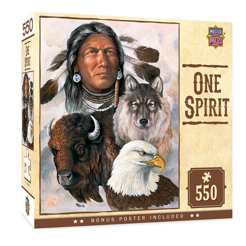 MP Tribal Spirit Puzzle (550 kusů)