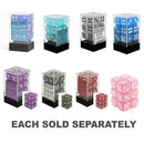 D6 Dice Frosted 16mm (12 Dice)