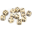 D6 Dice mramor 16 mm (12 kostky)