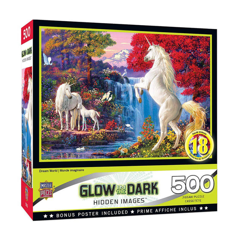 MP skrytý obrázek Glow Glow Puzzle (550ks)