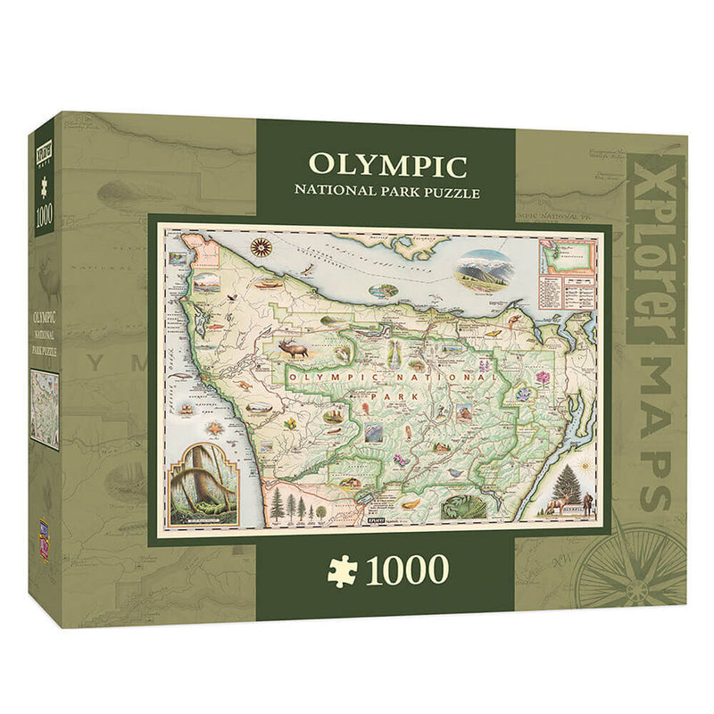 MP Xplorer Kartenpuzzle (1000 Teile)