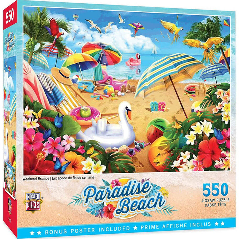 MasterPieces Paradise Beach 550-Teile-Puzzle
