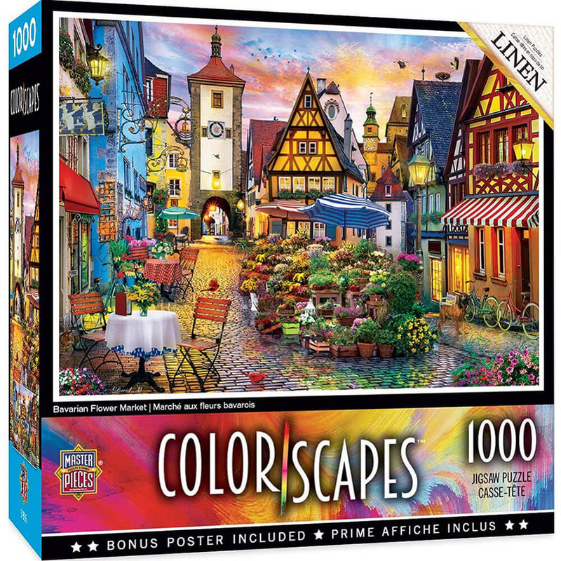 Mistrovská díla Colorscapes 1000ks Puzzle