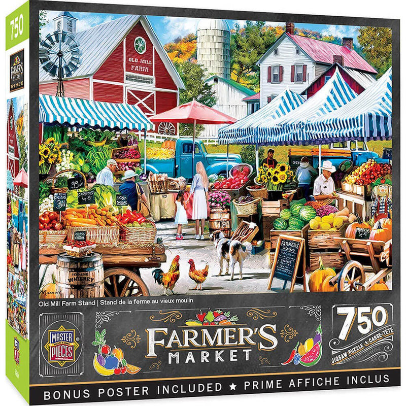 MasterPieces Bauernmarkt-Puzzle, 750 Teile