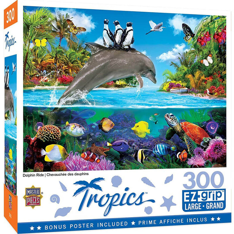 Mistrovská díla Ezgrip Tropics 300pc Puzzle