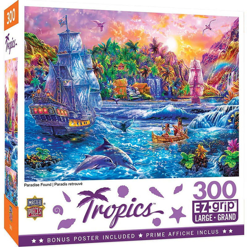 Mistrovská díla Ezgrip Tropics 300pc Puzzle