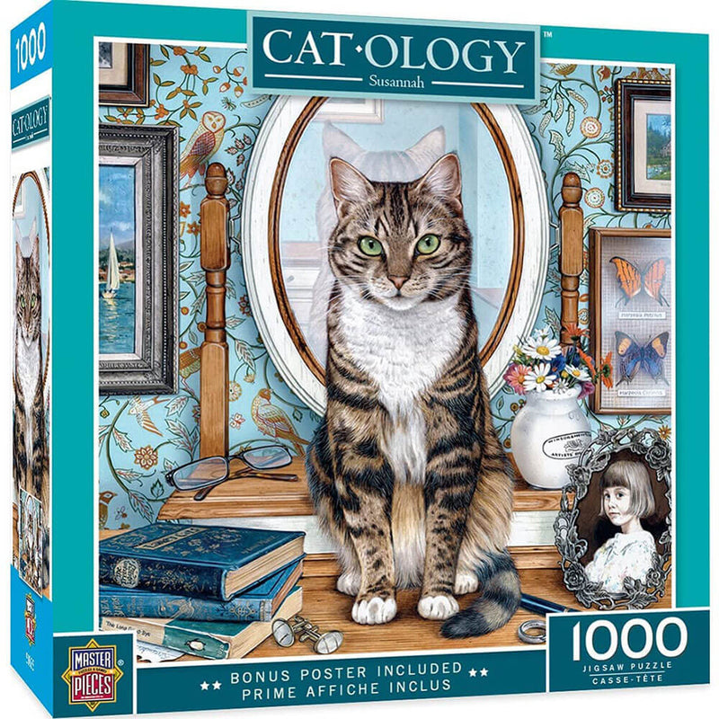 Mistrovská díla kočka-ologie 1000PC puzzle