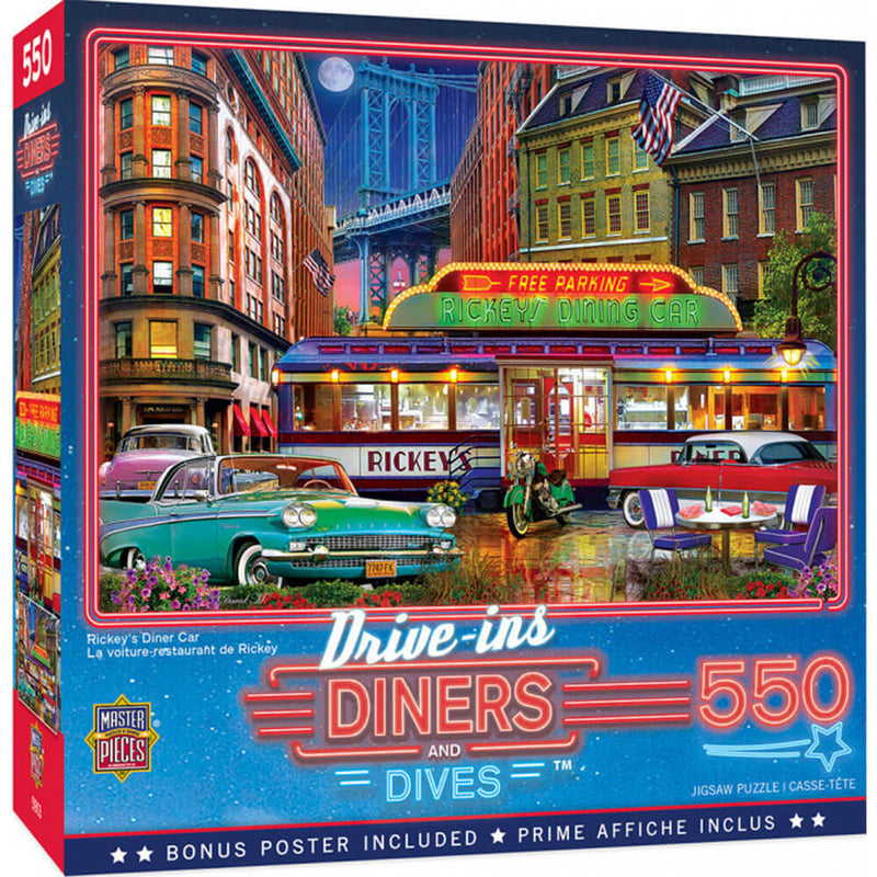 Drive-Ins Diners &amp; Dives 550-Teile-Puzzle