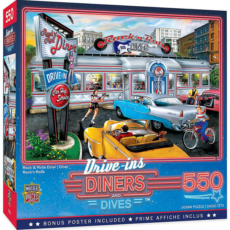 Drive-Ins Diners &amp; Dives 550-Teile-Puzzle
