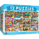 Mistrovská díla 12-balení puzzle balíček