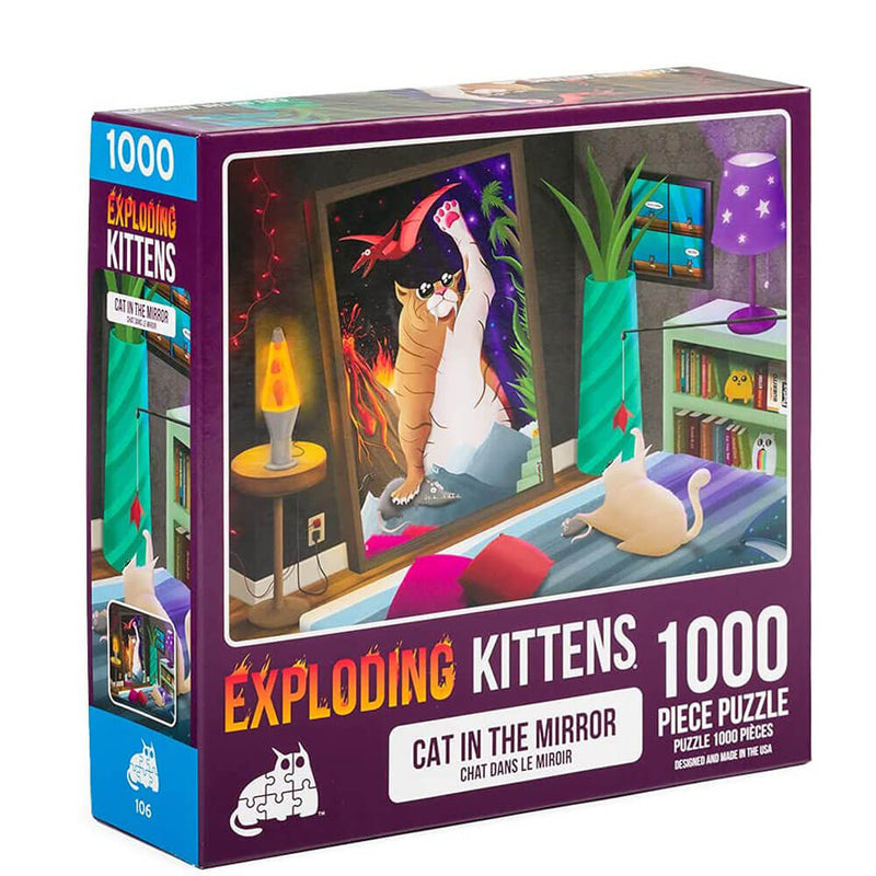Explodierende Kätzchen Katzen 1000 Teile Puzzle