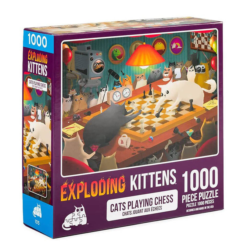 Explodující koťata kočky 1000ks puzzle