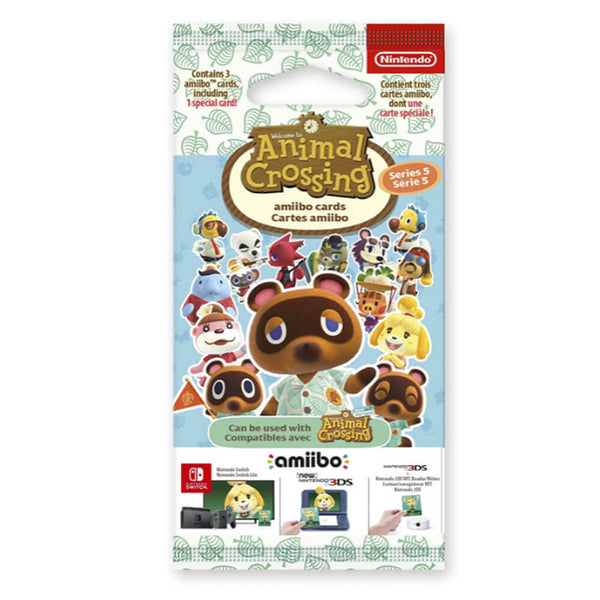 Amiibo Animal Crossing Cards Series 5 (1PC náhodný styl)