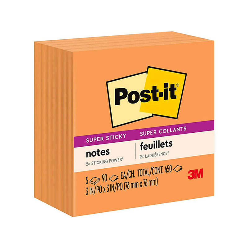 Post-it Super Haftnotizen 76 x 76 mm (5 Stück)