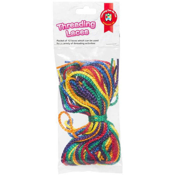 EC Robust Weave Threading Laces 90cm 6 Colours (12pk)